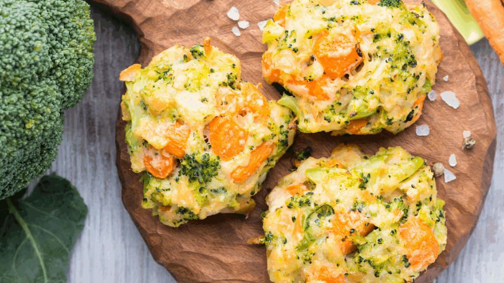 Bolinhos Plant-Based de Batata e Brócolis 1 Uma opção deliciosa e saudável para lanches, entradas ou acompanhamentos. Estes bolinhos são feitos com ingredientes integrais, sem glúten e 100% plant-based. A combinação de batata e brócolis proporciona uma textura crocante por fora e macia por dentro, perfeita para agradar a todos os paladares.