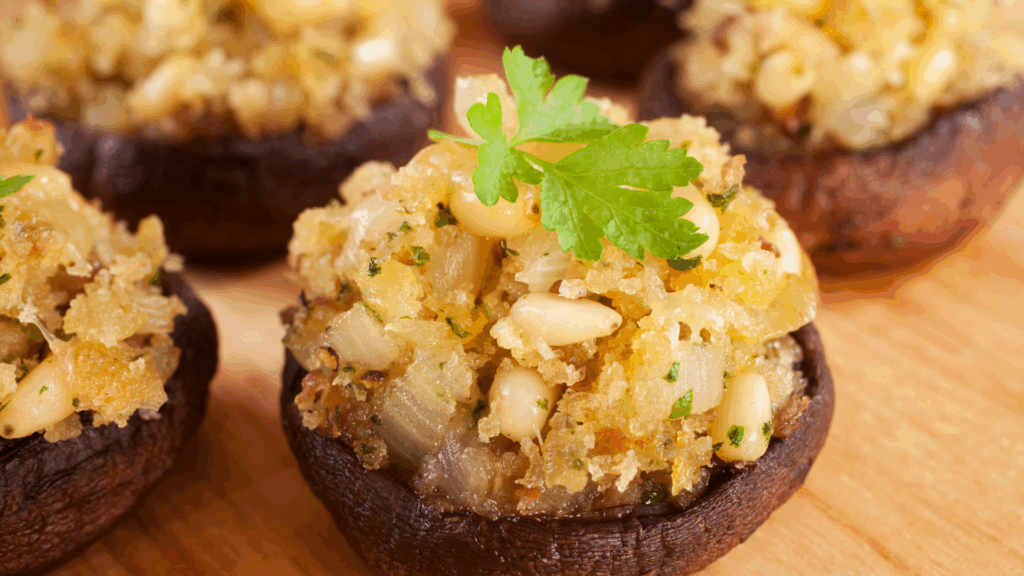 Cogumelos Recheados Defumados Plant-Based 1 Cogumelos Recheados Defumados Plant Based2