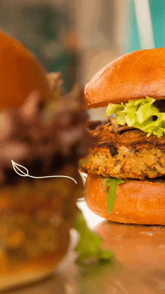 Receita Hamburguer Vegano Pin do Pinterest Simples