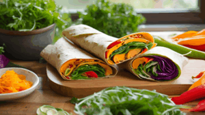 Um lanche nutritivo, prático e cheio de sabor, ideal para refeições leves e rápidas Estes wraps combinam a cremosidade do homus com a doçura da batata-doce assada, complementados por espinafre fresco, pimentão vermelho e sementes de girassol crocantes. Uma opção versátil e deliciosa para qualquer momento do dia.